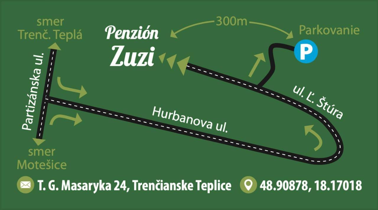 Penzión Zuzi Trenčianske Teplice Exterior foto